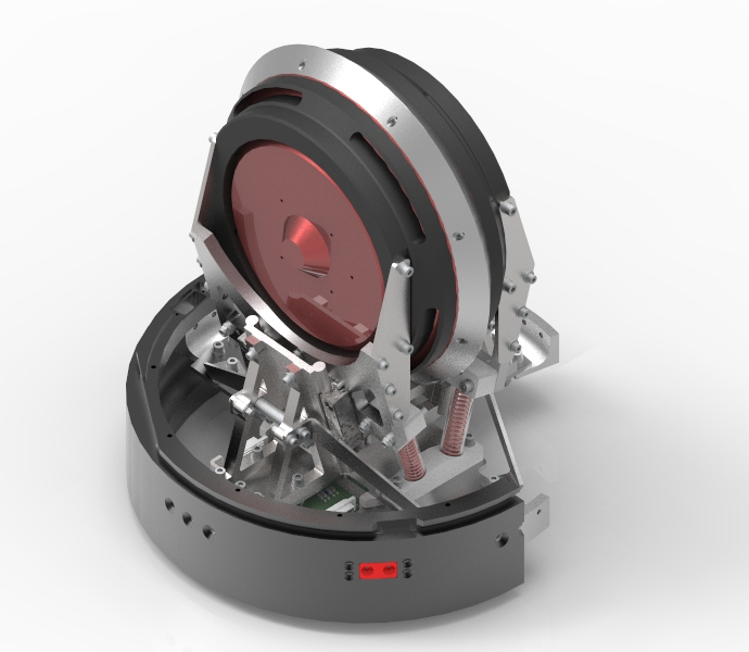 Render of the HADES experiment