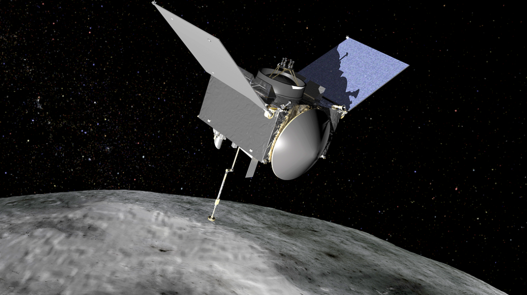 OSIRIS-REx on asteroid Bennu