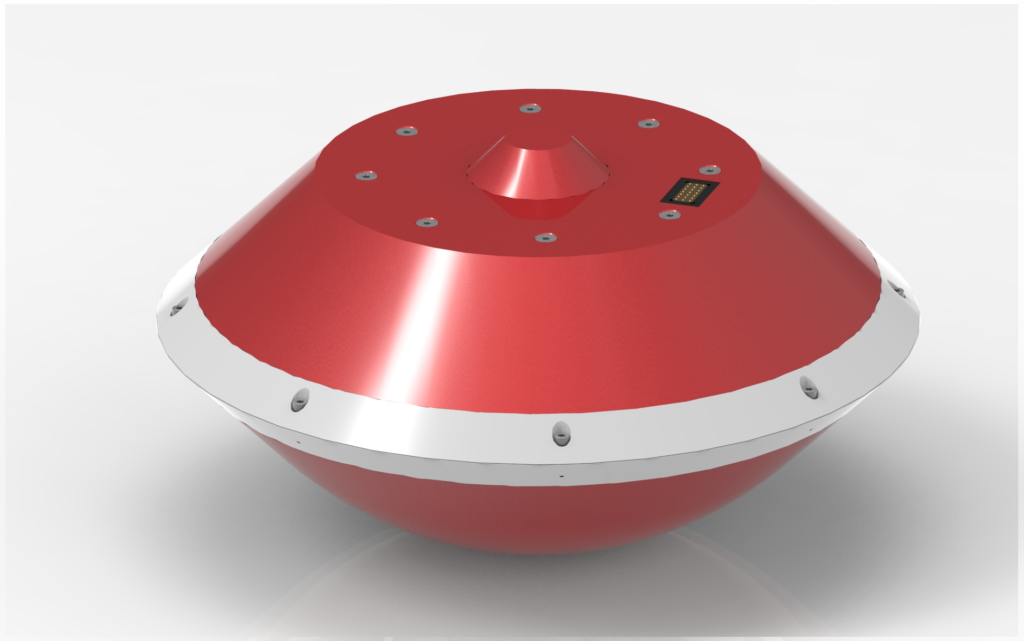 Outside view of the HADES capsule